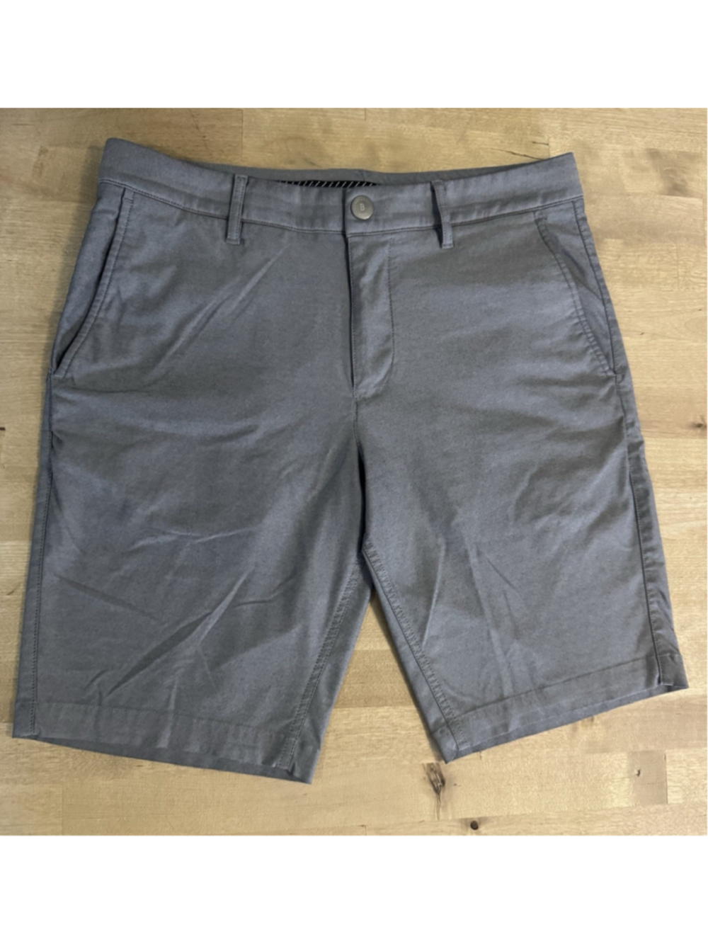 Bonobos Chino Golf Shorts Mens Size 30 Gray Stretch Performance 10” Inseam